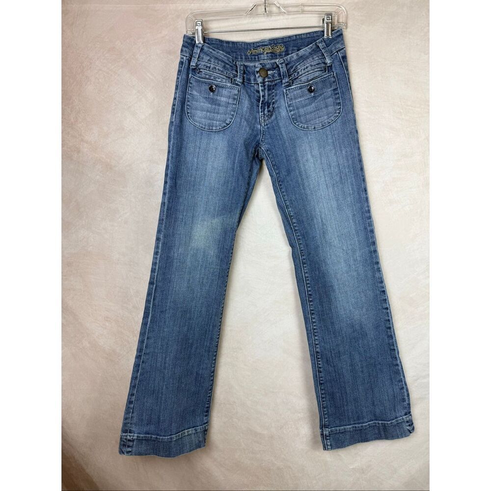 American Eagle Y2K Low Rise Flare Jeans Size 4
